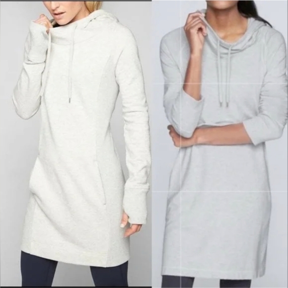 Athleta Dresses & Skirts - Athleta sweater dress or long tunic size xs grey